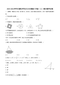 2023-2024学年内蒙古呼伦贝尔市莫旗八年级（上）期末数学试卷（含解析）