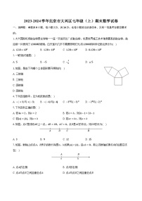 2023-2024学年北京市大兴区七年级（上）期末数学试卷（含解析）