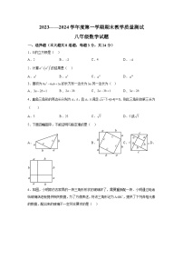 吉林省长春市九台区2023-2024学年八年级上学期期末数学试题（含解析）