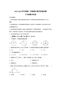 甘肃省定西市陇西县巩昌中学2023-2024学年八年级上学期期末数学试题（含解析）