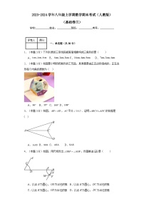 2023-2024学年八年级上学期数学期末考试（人教版）基础卷三