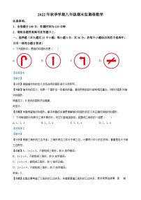 云南省昭通市巧家县2022-2023学年八年级上学期期末数学试题（解析版）