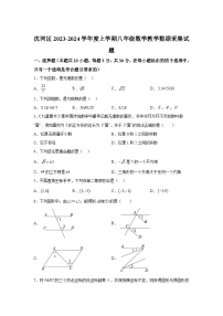 辽宁省沈阳市沈河区2023-2024学年八年级（上）期末数学试题（含解析）