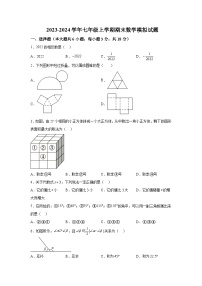 江苏省泰州市兴化市板桥初级中学2023-2024学年七年级（上）期末数学试题（含解析）