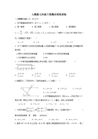 2022-2023学年人教版七年级下册期末数学培优训练