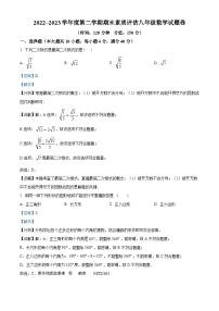 安徽省六安市金安区六安市汇文中学2022-2023学年八年级下学期期末数学试题（解析版）