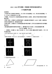 江西省萍乡市上栗县2021-2022学年八年级上学期期中数学试题