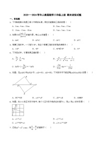 人教版数学2023—-2024学年八年级上册 期末培优试题