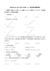 河北省邯郸市鸡泽县2022-2023学年七年级上学期期末模拟测试数学试卷(含解析)