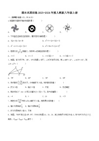 2023-2024学年人教版八年级数学上册期末巩固训练试题