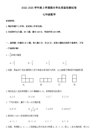 辽宁省大连市金普新区2022-2023学年七年级上学期数学期末试卷