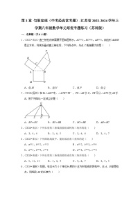 第3章 勾股定理（中考经典常考题）-江苏省2023-2024学年上学期八年级数学单元培优专题练习（苏科版）