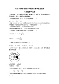 河北省唐山市迁安市2022-2023学年八年级下学期期末教学质量检测数学试卷(含答案)