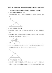 第9章 中心对称图形（填空题中考经典常考题）-江苏省2023-2024学年下学期八年级数学单元培优专题练习（苏科版）