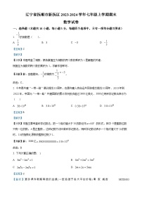 辽宁省抚顺市新抚区2023-2024学年七年级上学期期末数学试题