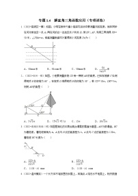 专题1.4  解直角三角函数应用（专项训练）-2023-2024学年九年级数学下册重点专题解读+训练（北师大版）