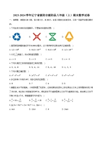 2023-2024学年辽宁省朝阳市朝阳县八年级（上）期末数学试卷（含解析）