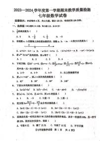 广东省湛江市雷州市2023-2024学年七年级上学期1月期末数学试题