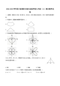 +四川省绵阳市富乐实验学校2022-2023学年九年级上学期期末数学试卷+