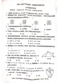 广东省湛江市雷州市2023-2024学年九年级上学期1月期末数学试题