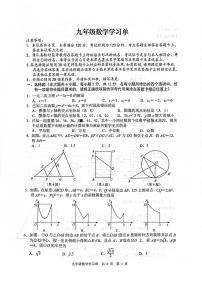 江苏省南京市玄武区2023-2024学年九年级上学期期末数学试卷