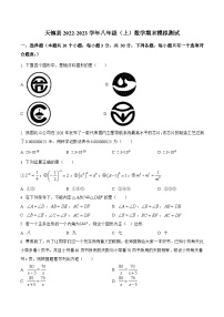 山西省大同市天镇县2022-2023学年八年级上学期期末模拟测试数学试卷(含解析)