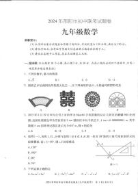 湖南省邵阳市2023-2024学年九年级上学期1月期末数学试题