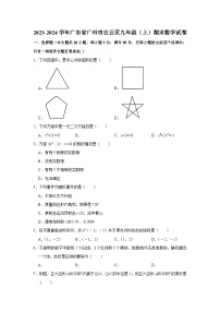 2023-2024学年广东省广州市白云区九年级（上）期末数学试卷