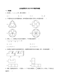 山东省潍坊市2023年中考数学真题附答案