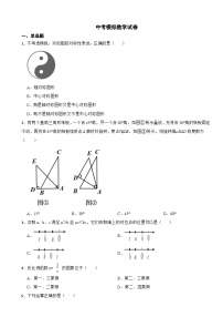 浙江省绍兴市2024年中考模拟数学试卷附答案