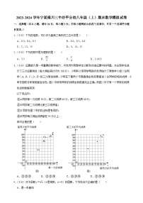 +宁夏银川三中治平分校2023-2024学年八年级上学期期末数学模拟试卷