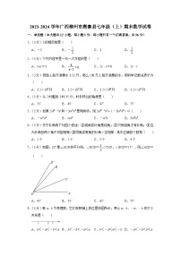 广西壮族自治区柳州市鹿寨县2023-2024学年七年级上学期1月期末数学试题