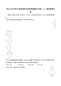 2023-2024学年广东省深圳市红岭教育集团七年级（上）期末数学试卷（含解析）