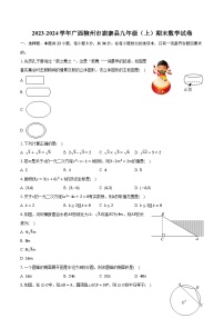 2023-2024学年广西柳州市鹿寨县九年级（上）期末数学试卷（含解析）