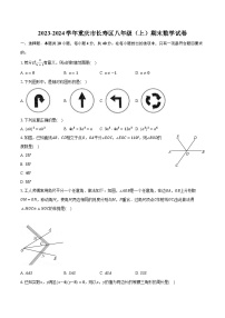 2023-2024学年重庆市长寿区八年级（上）期末数学试卷（含解析）