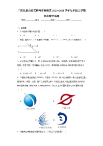 广西壮族自治区柳州市柳南区2023-2024学年九年级上学期期末数学试题(含答案)