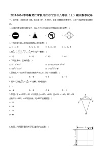 2023-2024学年黑龙江省牡丹江市宁安市八年级（上）期末数学试卷（含解析）