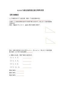 3.2-3.3 勾股定理的逆定理与简单应用-（暑假高效预习）2023-2024学年八年级数学同步导与练（苏科版）