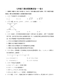 人教版七年级数学下学期期末复习常考点知识巩固+例题练习+期末模拟测 期末复习模拟测试卷05（原卷版+解析）