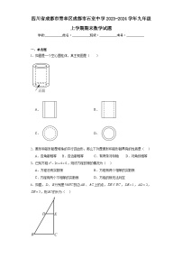 四川省成都市青羊区成都市石室中学2023-2024学年九年级上学期期末数学试题(含答案)