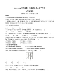 江苏省盐城市东台市2023-2024学年上学期九年级期末数学试题