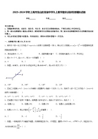 2023-2024学年上海市宝山区淞谊中学九上数学期末达标检测模拟试题含答案