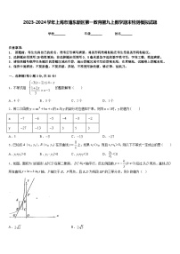 2023-2024学年上海市浦东新区第一教育署九上数学期末检测模拟试题含答案