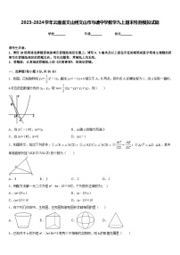 2023-2024学年云南省文山州文山市马塘中学数学九上期末检测模拟试题含答案