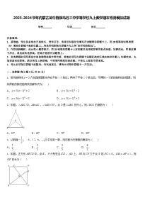 2023-2024学年内蒙古翁牛特旗乌丹三中学等学校九上数学期末检测模拟试题含答案