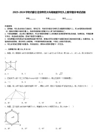 2023-2024学年内蒙古北京师范大乌海附属学校九上数学期末考试试题含答案