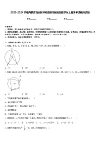 2023-2024学年内蒙古自治区呼和浩特市回民区数学九上期末考试模拟试题含答案