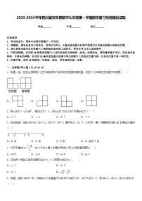 2023-2024学年四川省安岳县数学九年级第一学期期末复习检测模拟试题含答案