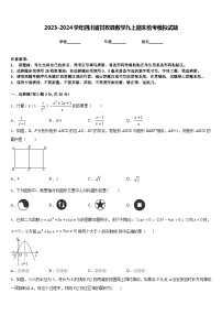 2023-2024学年四川省甘孜县数学九上期末统考模拟试题含答案