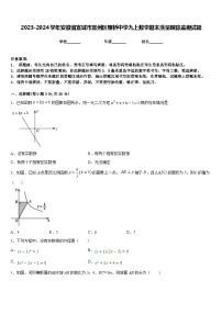 2023-2024学年安徽省宣城市宣州区狸桥中学九上数学期末质量跟踪监视试题含答案